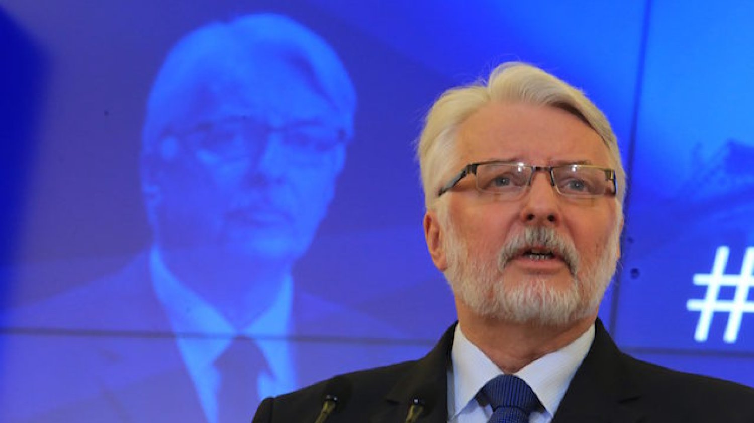 Minister Spraw Zagranicznych, Witold Waszczykowski.