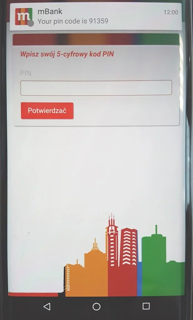 Zobaczymy taki ekran, jeśli mamy zainfekowany telefon