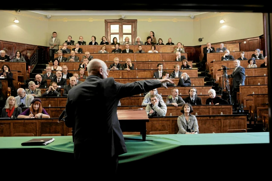 Audytorium chemiczne na Politechnice Gdańskiej.