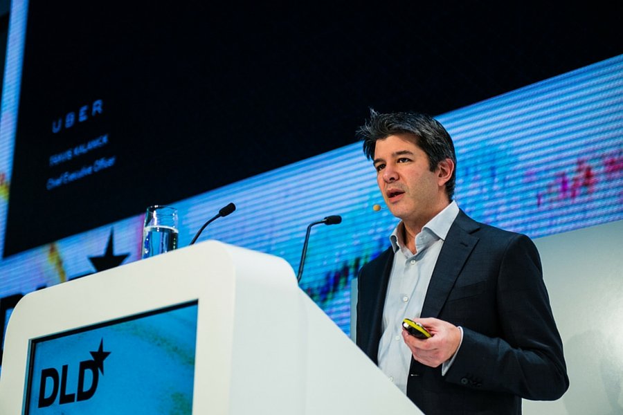 Travis Kalanick podczas DLD 2015 w Monachium