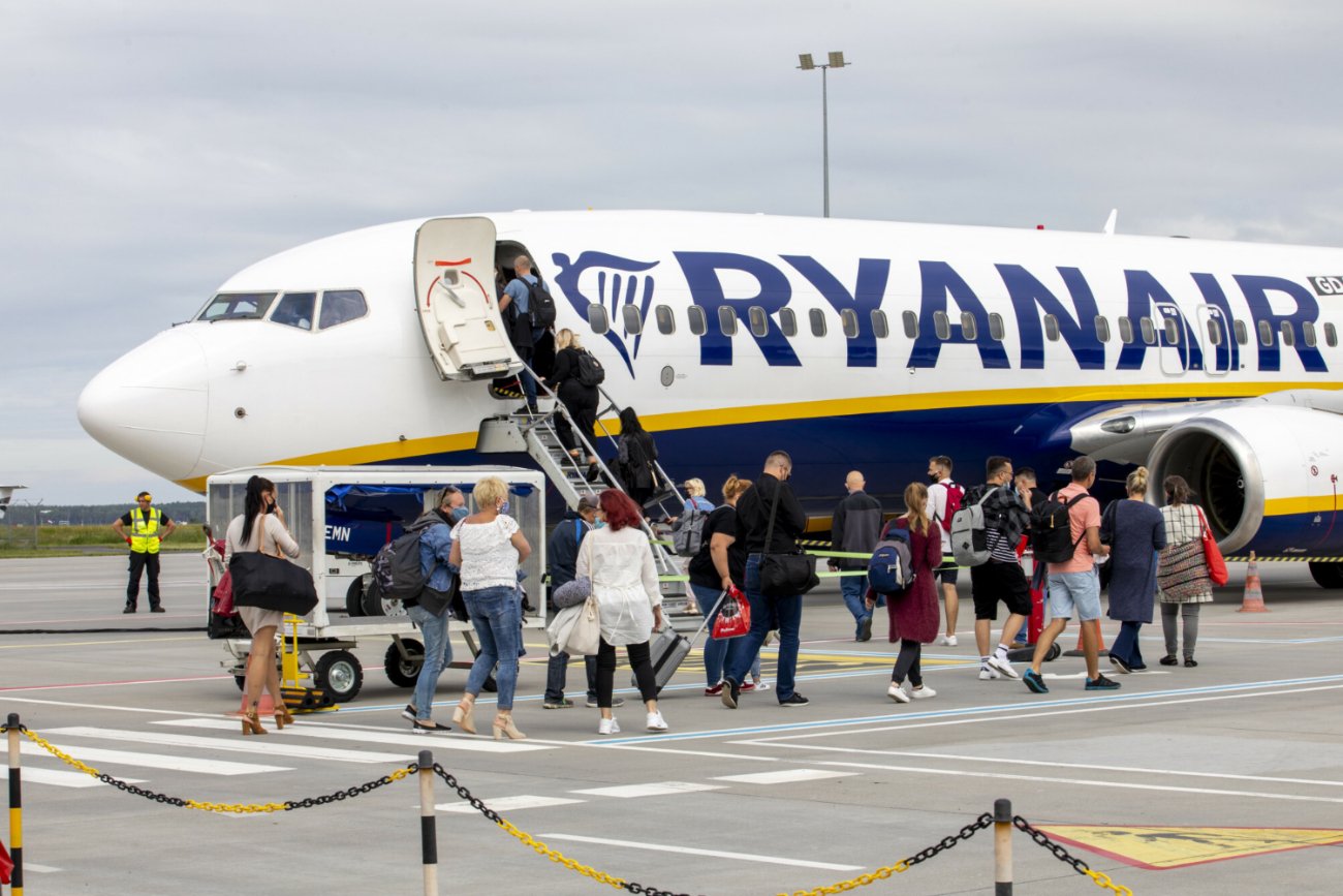 Samolot Ryanair.