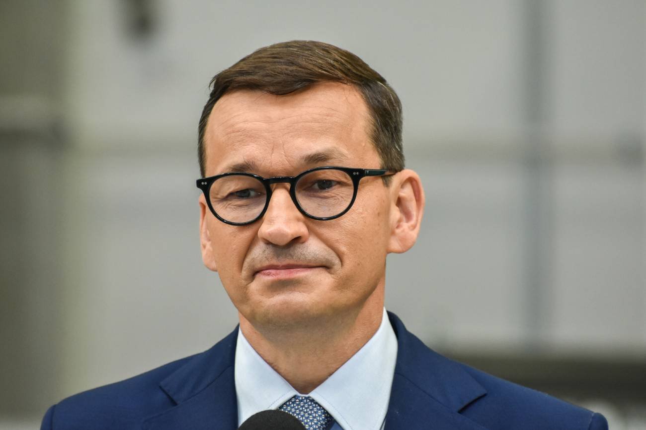 Premier Mateusz Morawiecki podczas konferencji dot. Polskiego Ładu