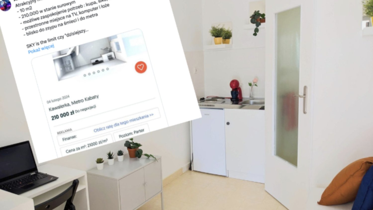 Oferta sprzedaży kawalerki w Warszawie