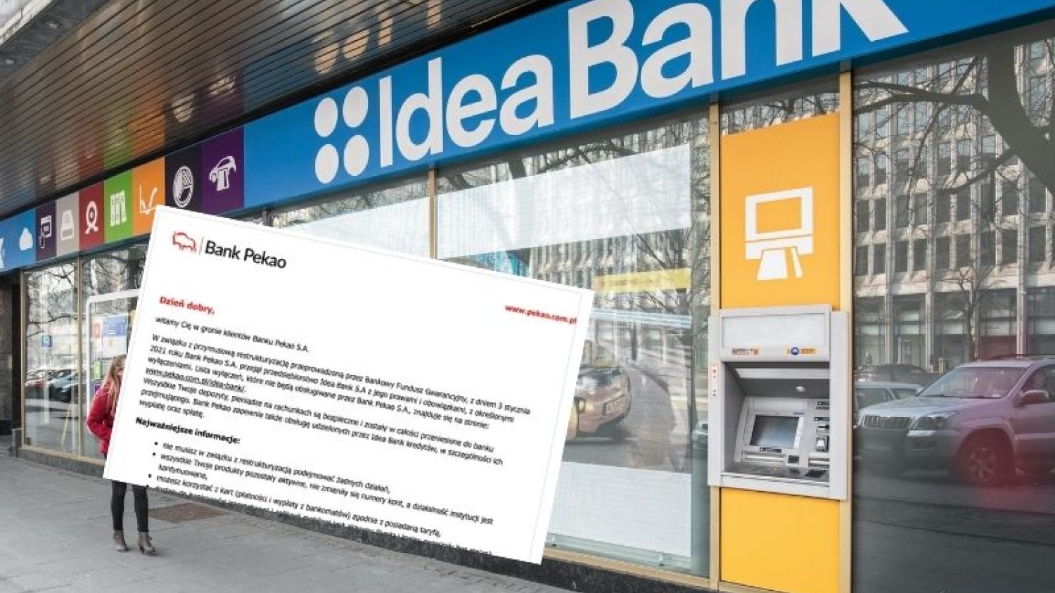 Pekao tłumaczy klientom Idea Banku, dlaczego przejęło bank Leszka Czarneckiego.