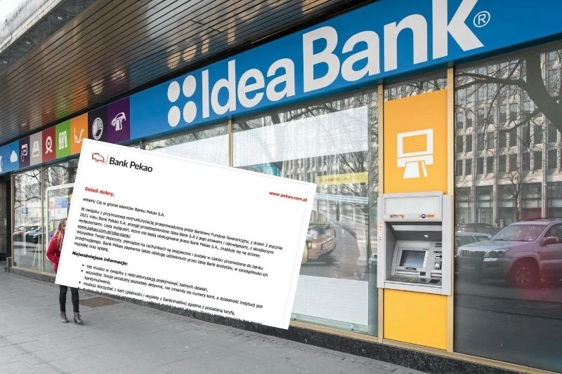 Pekao tłumaczy klientom Idea Banku, dlaczego przejęło bank Leszka Czarneckiego.