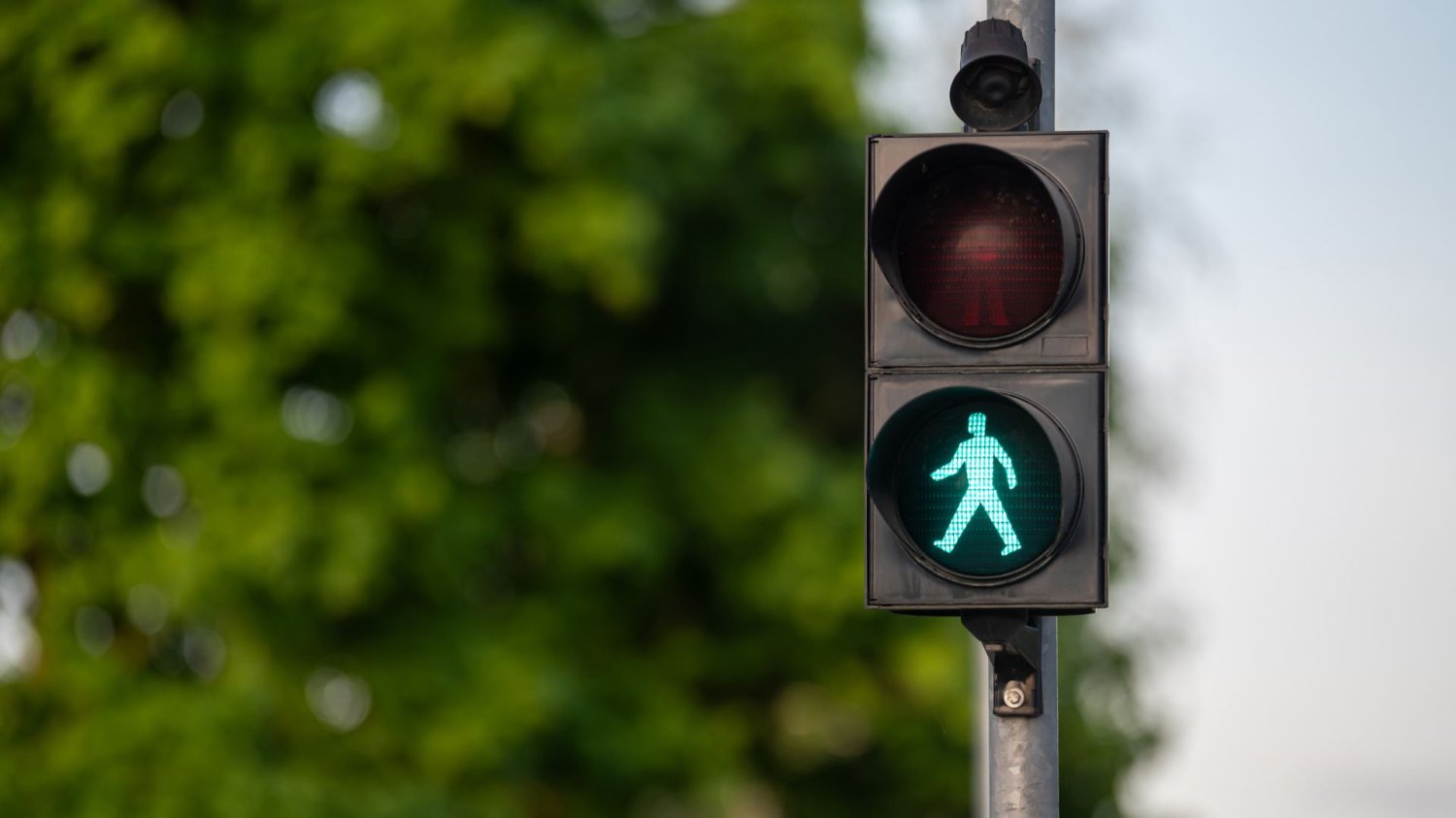 Smart Light w Moszczenicy. Gmina zawstydza polskie metropolie. Przejście dla pieszych.