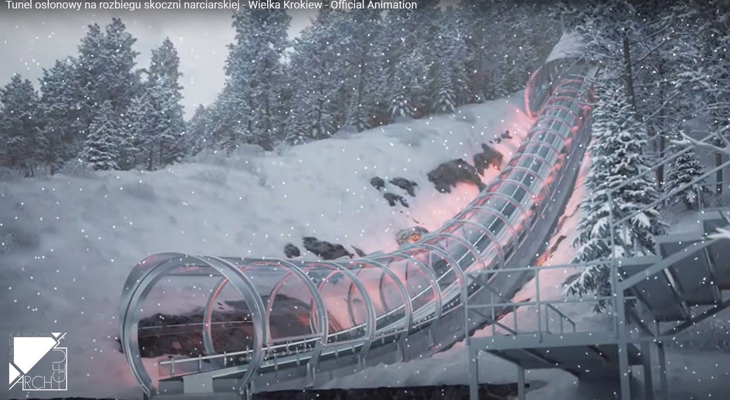 Tunel osłonowy Wielkiej Krokwi w Zakopanem