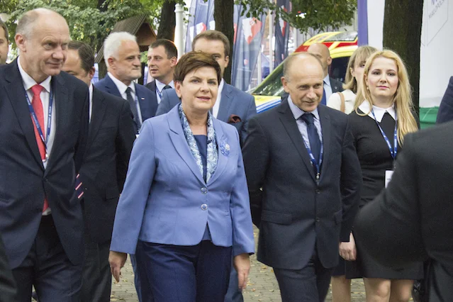Premier Beata Szydło również się pojawiła.