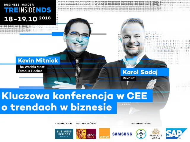 Kevin Mitnick będzie jednym z prelegentów INSIDE TRENDS 2018.