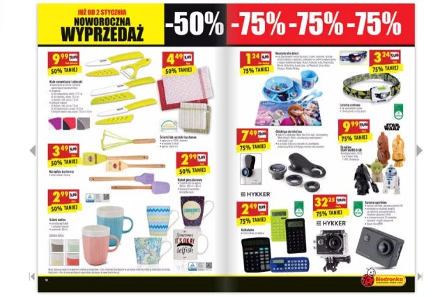 Noworoczna oferta Biedronki.