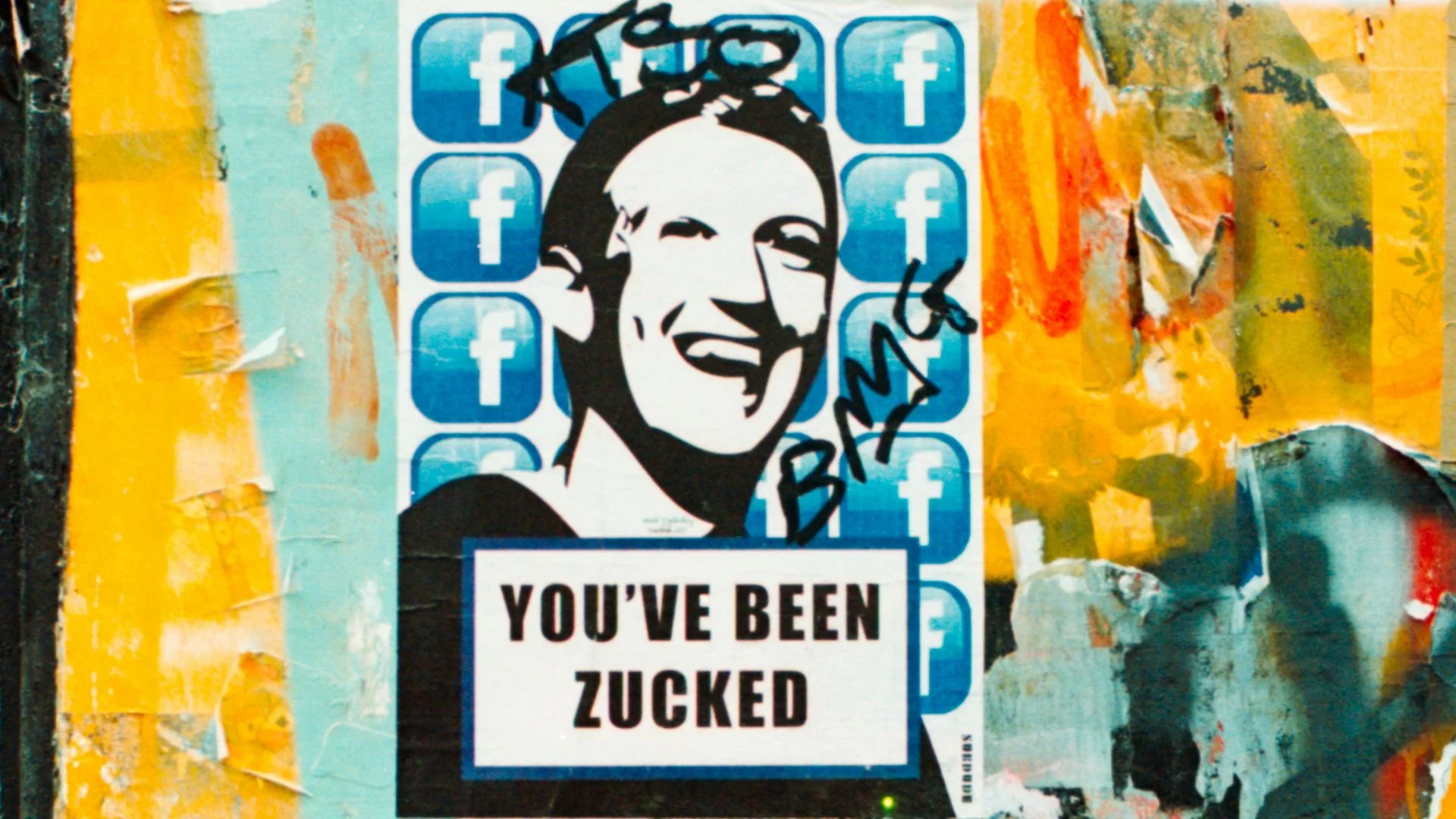 "Zuckowano cię" mówi graffiti. Mark Zuckerberg ma być niezadowolony z postępów prac nad rozwojem AI, któremu narzuca zabójcze tempo.