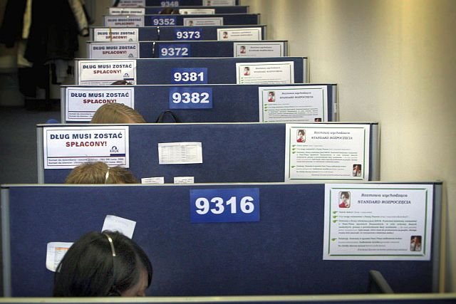 Call center jednej z firm windykacyjnych