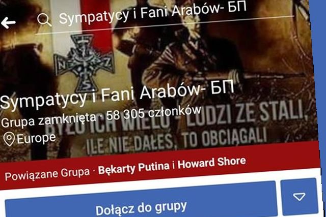 Jedna z grup przejętych przez trolli zwanych Bękartami Putina