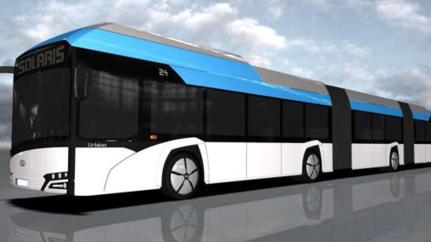 Autobus Solaris typu MEGA ma aż 24 metry długości.