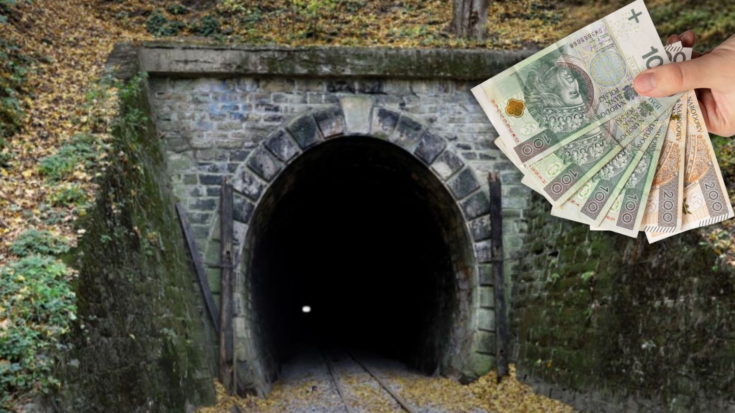 Renowacja tunelu w Szklarach. Jedyny taki zabytek w Polsce odzyskuje blask. Tunel kolejowwy w Szklarach, pieniądze.