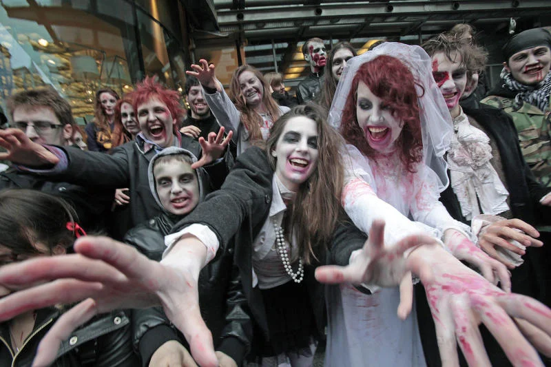 Zombie Walk organizowany jest co roku w większych polskich miastach.
