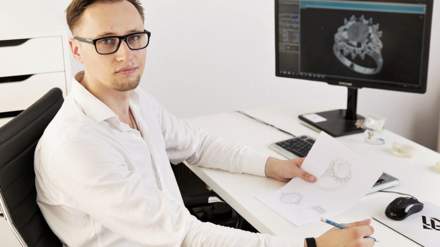 Marcin Nowak, projektant nagrodzony w 2018 Solidscape Design Competition.