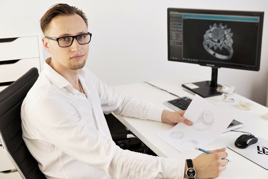 Marcin Nowak, projektant nagrodzony w 2018 Solidscape Design Competition.