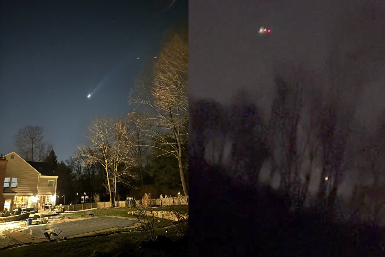 Pewnego dnia nad New Jersey zaobserwowano tajemnicze obiekty latające.