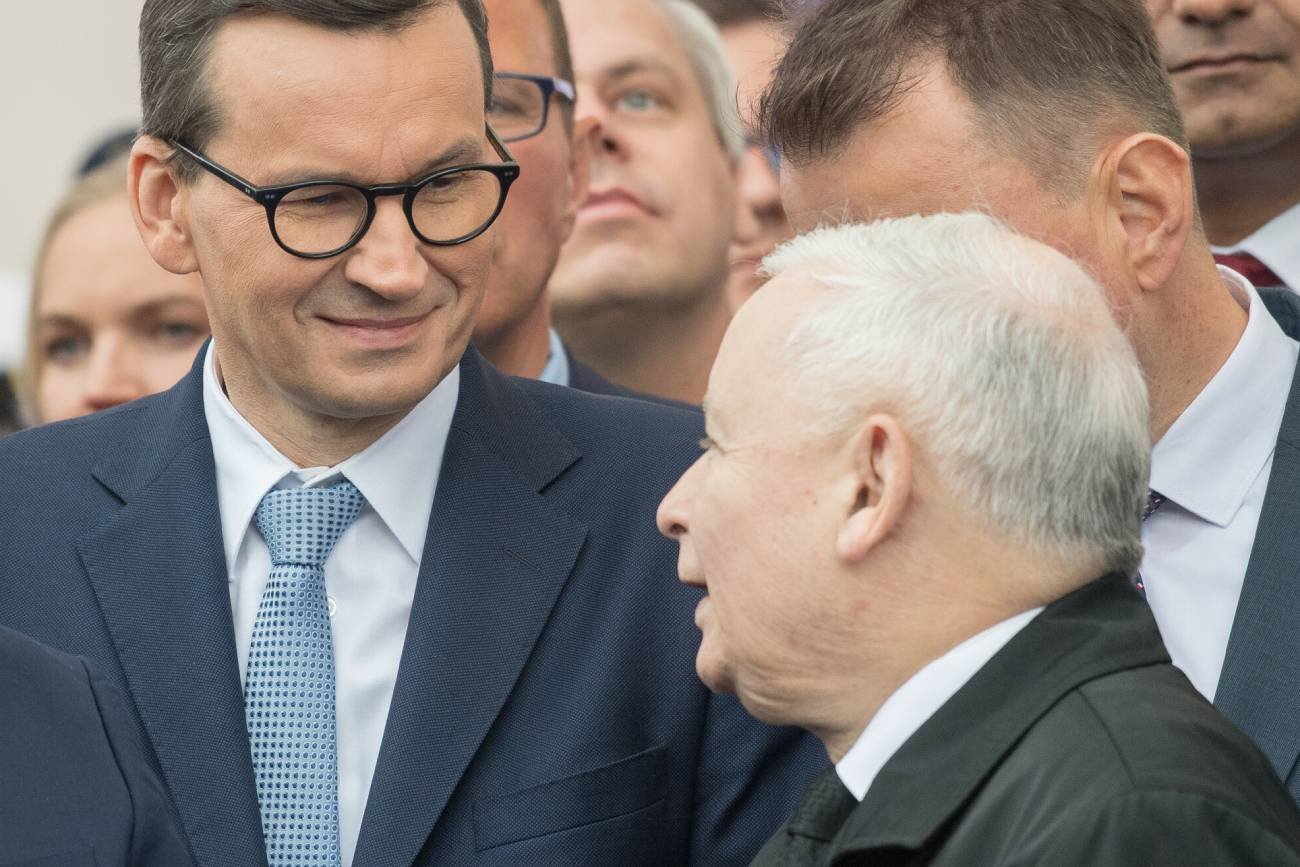 Mateusz Morawiecki i Jarosław Kaczyński