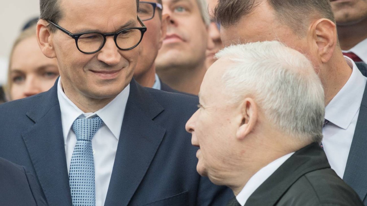 Mateusz Morawiecki i Jarosław Kaczyński