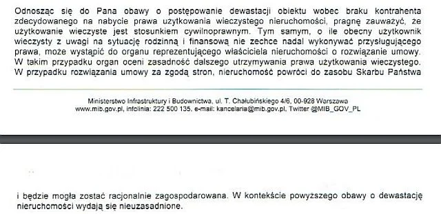 MInisterstwo proponuje, by właścicielka oddała halę Skarbowi Państwa, jeśli nie stać jej na utrzymanie