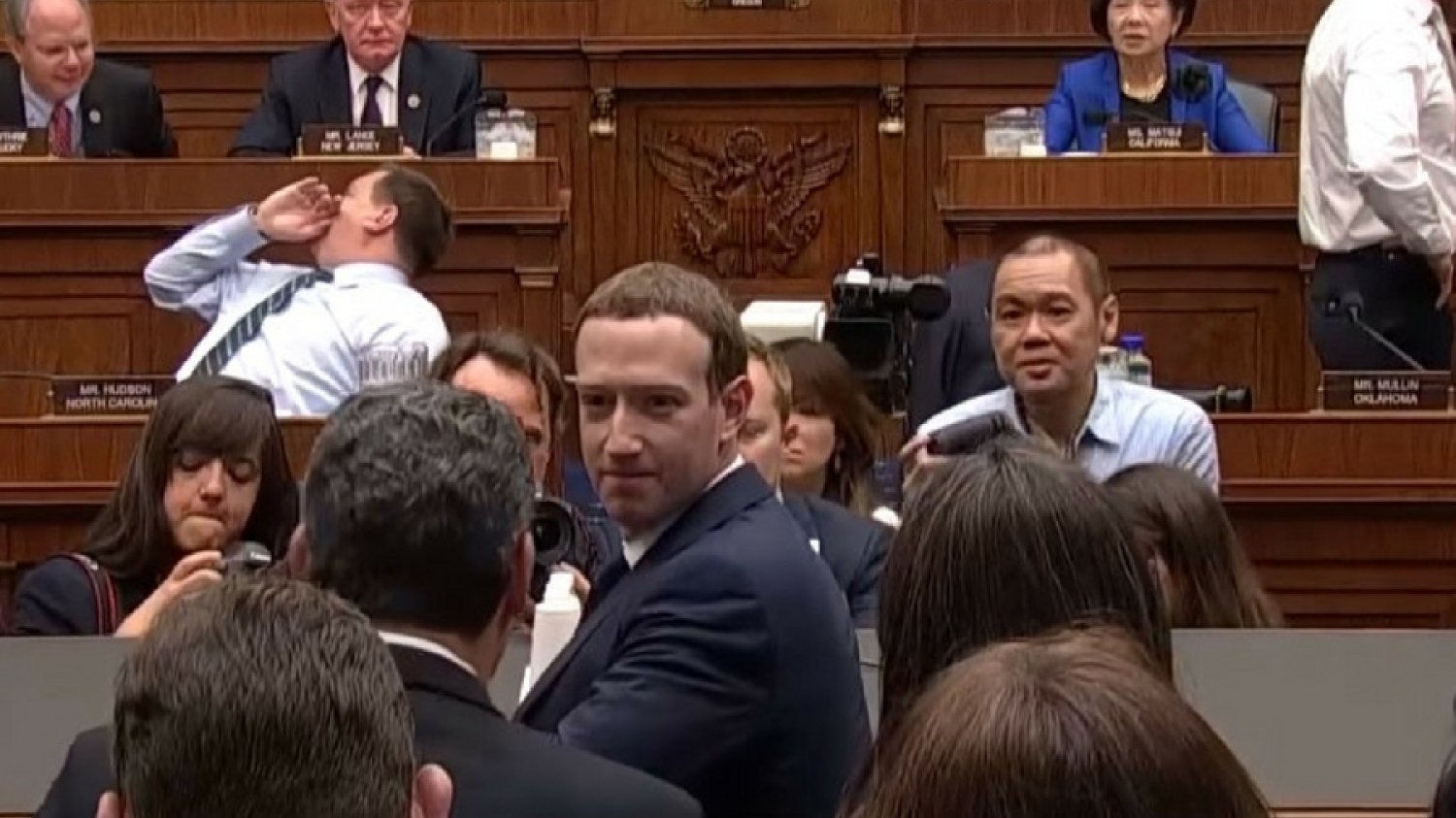 Przesłuchanie Marka Zuckerberga w amerykańskim Kongresie.