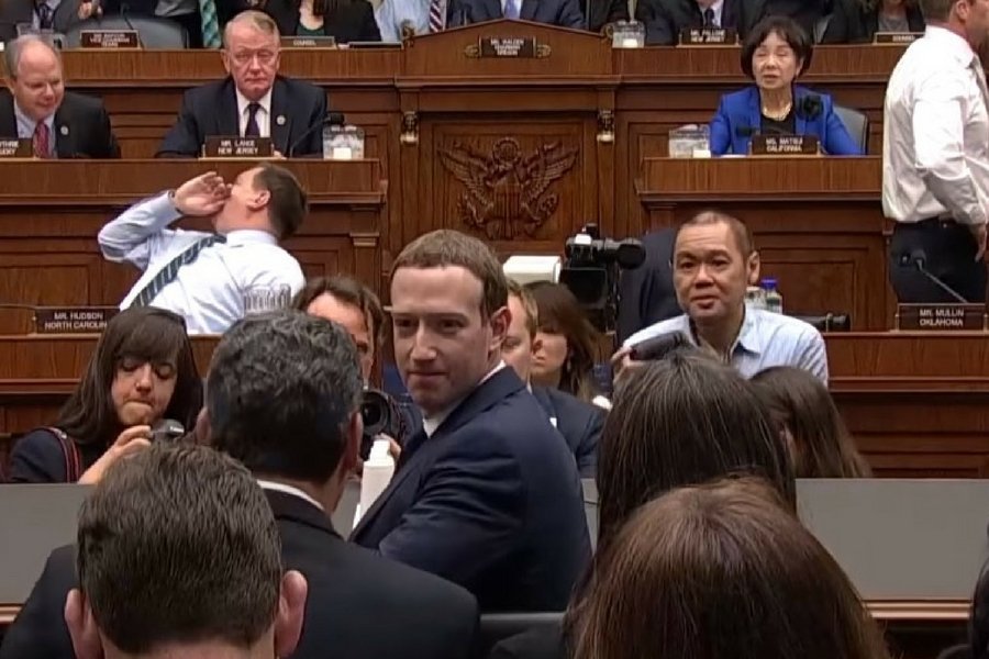 Przesłuchanie Marka Zuckerberga w amerykańskim Kongresie.