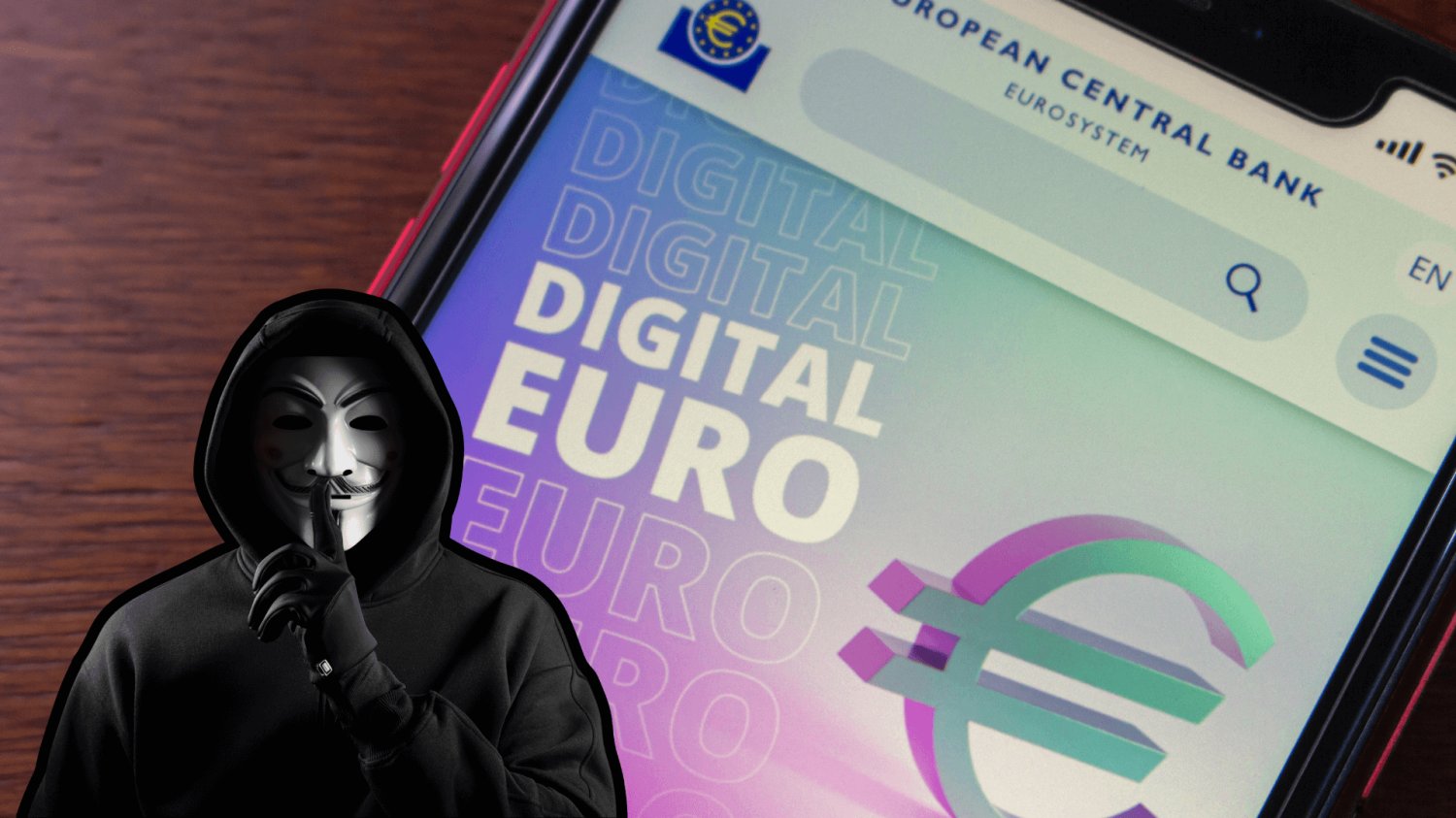 Cyfrowe euro i haker. Powstaje cyfrowe euro. Istnieje ryzyko, że twoje pieniądze będą miały termin ważności