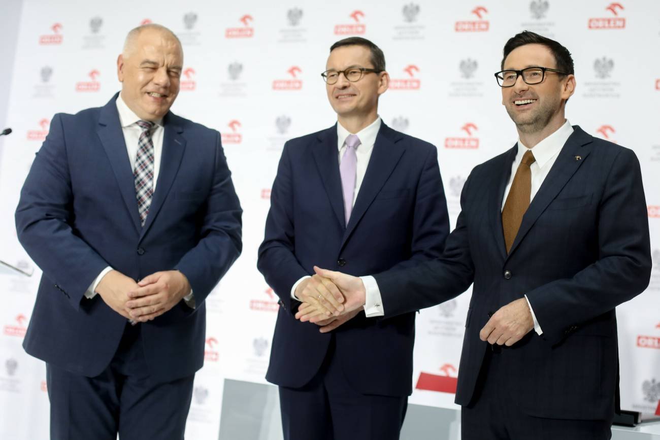 Jacek Sasin, Mateusz Morawiecki, Daniel Obajtek