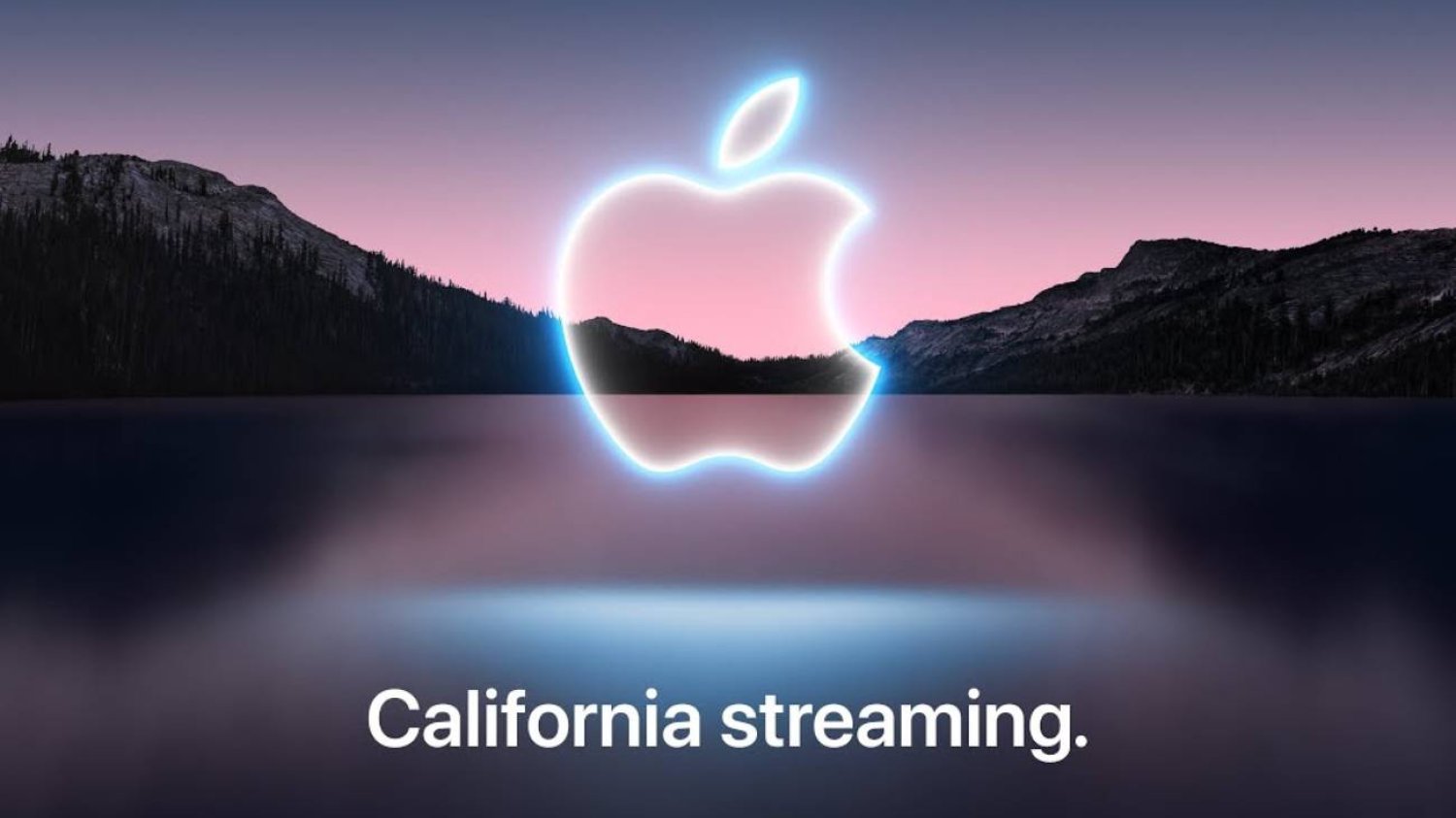 Logo Apple zapowiadające Event California streaming 14 wrzesnia.