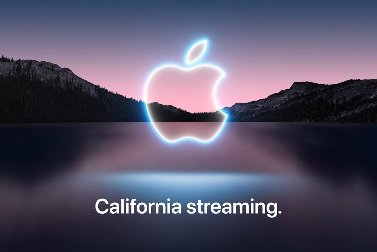 Logo Apple zapowiadające Event California streaming 14 wrzesnia.