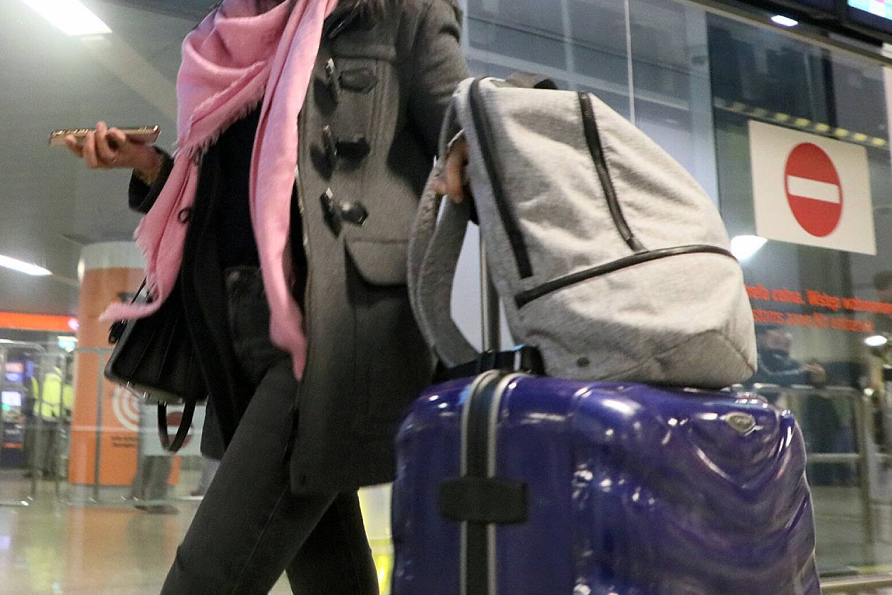 Podróżna na Lotnisku Chopina