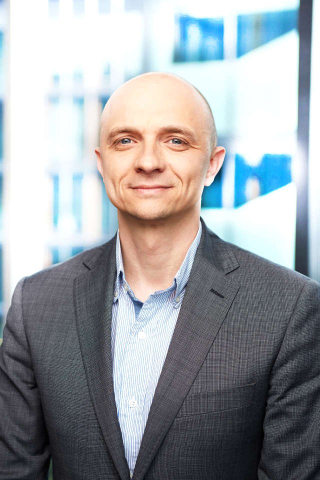 Marcin Mazurowski, kierujący  globalnym centrum rozwiązań IT Roche.
