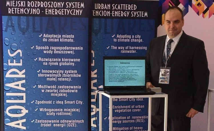 Wojciech Szymborski, absolwent Politechniki w Rzeszowie i pomysłodawca rozwiązania AQUARES