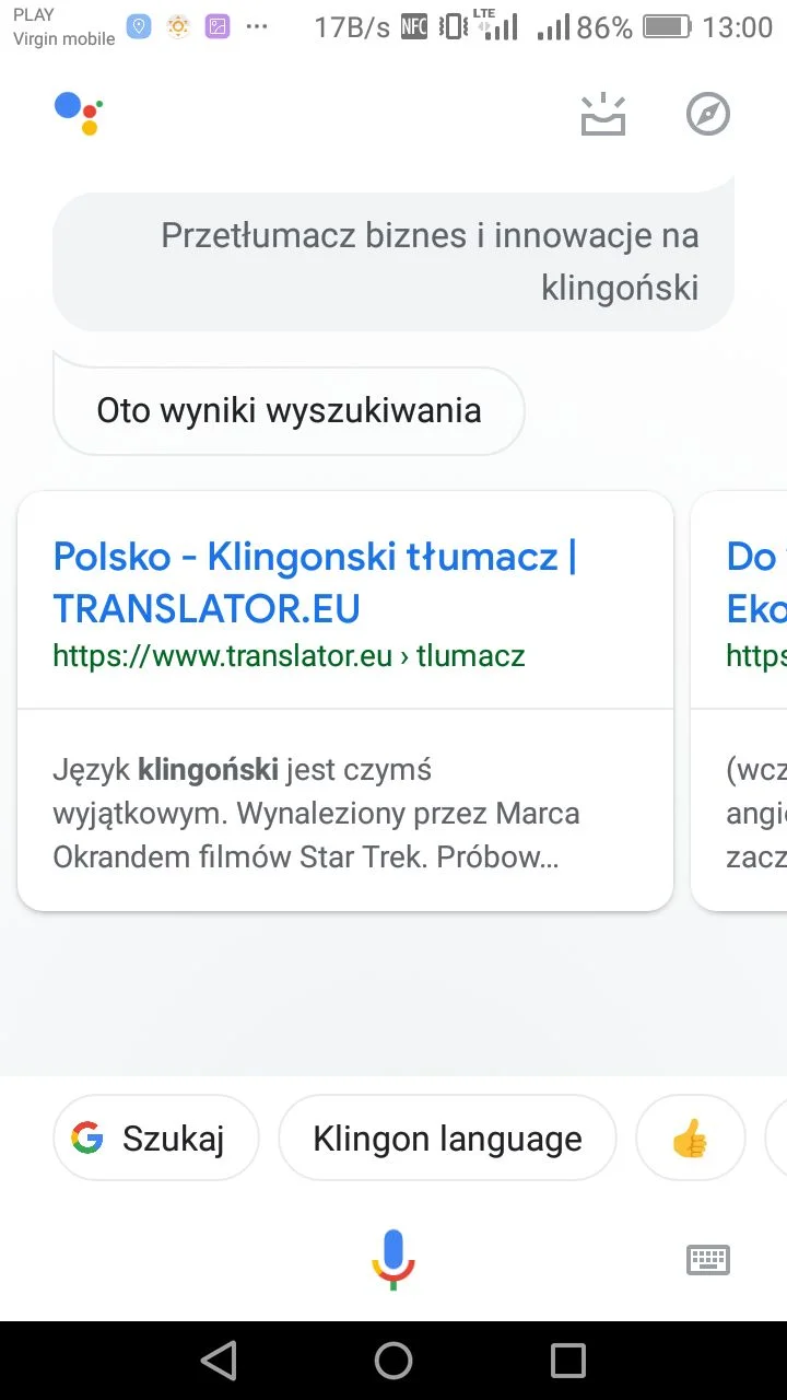 Odpowiedzi asystenta są nudne