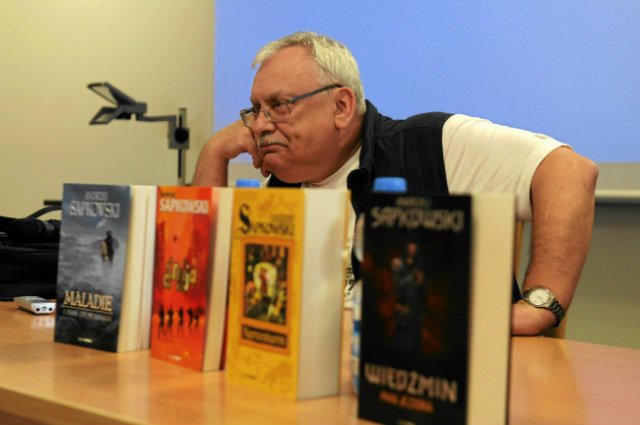 Andrzej Sapkowski, twórca serii o Wiedźminie.