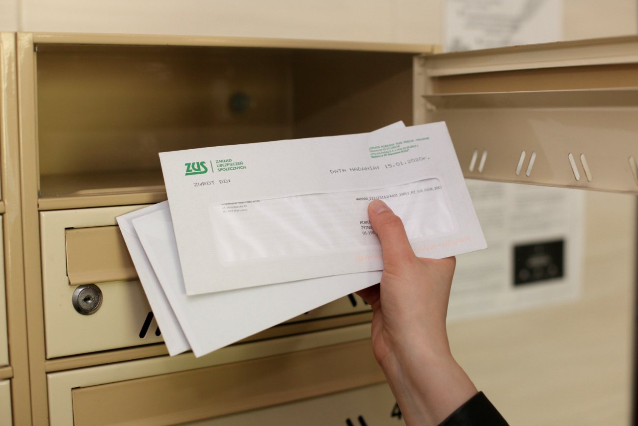 List od ZUS