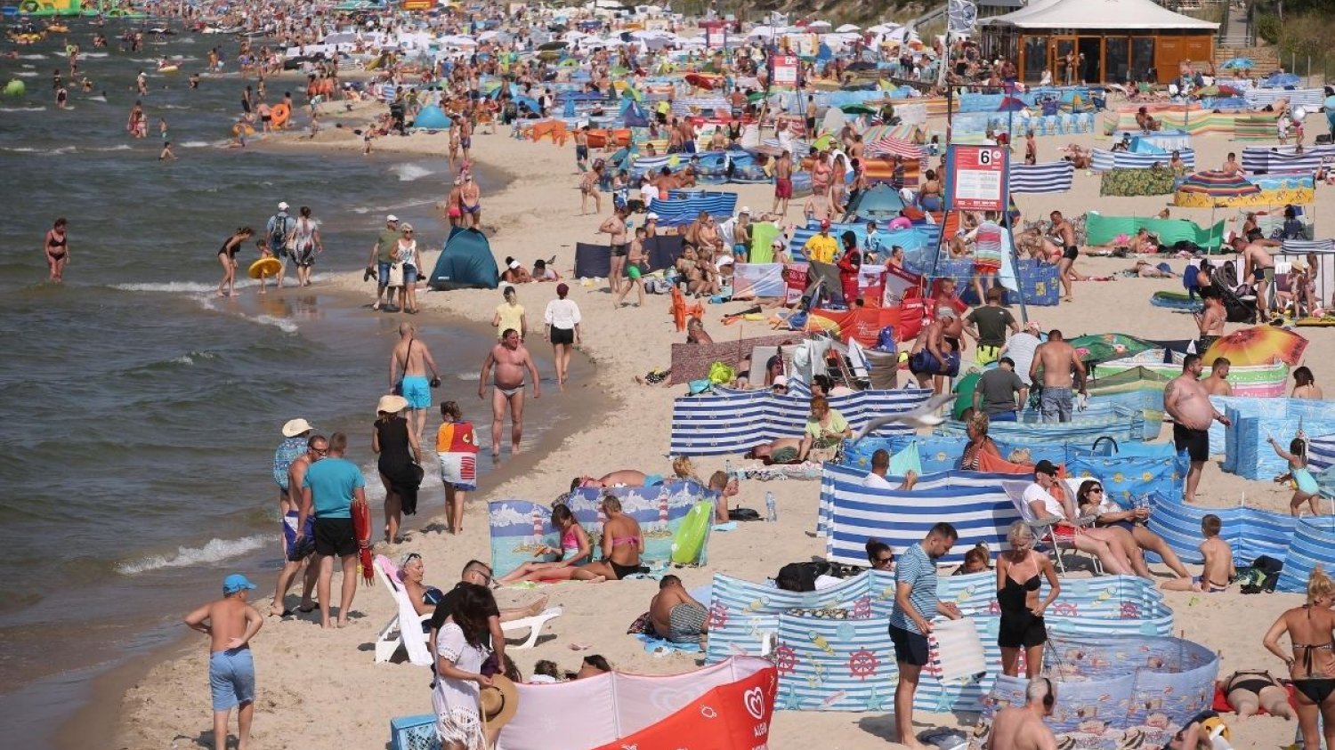 Plaża w Międzyzdrojach