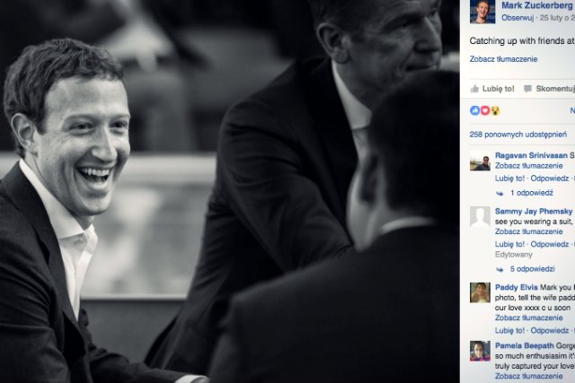 Co twórcy eksperymentu powiedzieliby o zdjęciu Marka Zuckerberga?