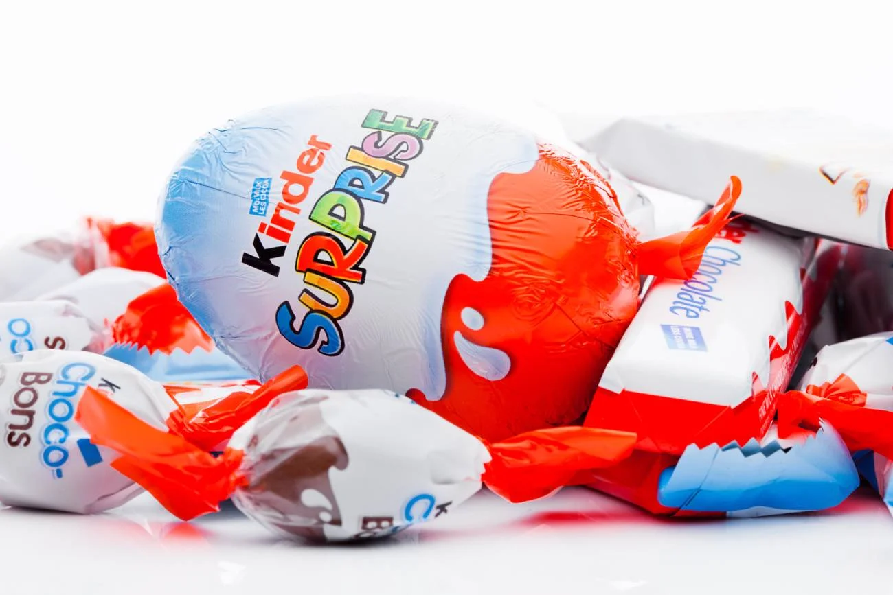 Słodycze Kinder Niespodzianka i Schoko-bons