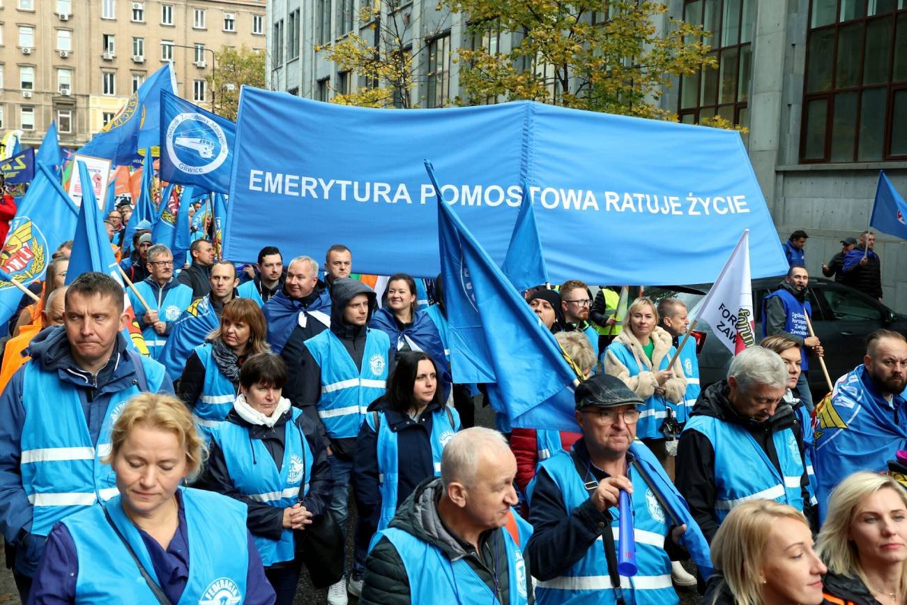 Tak protestowano w 2022 roku przeciw stopniowemu wygaszaniu pomostówek.