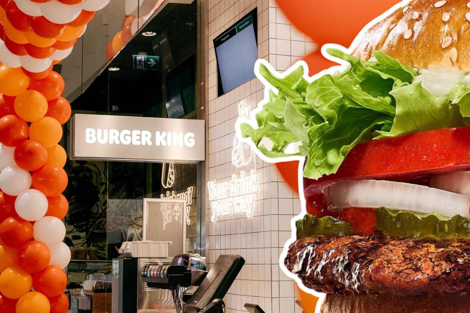 Burger King, burger.