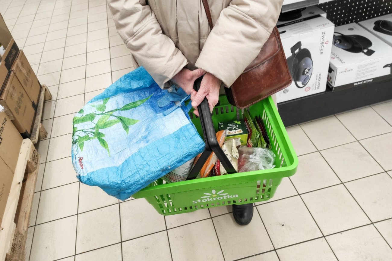 Koszyk z zakupami.