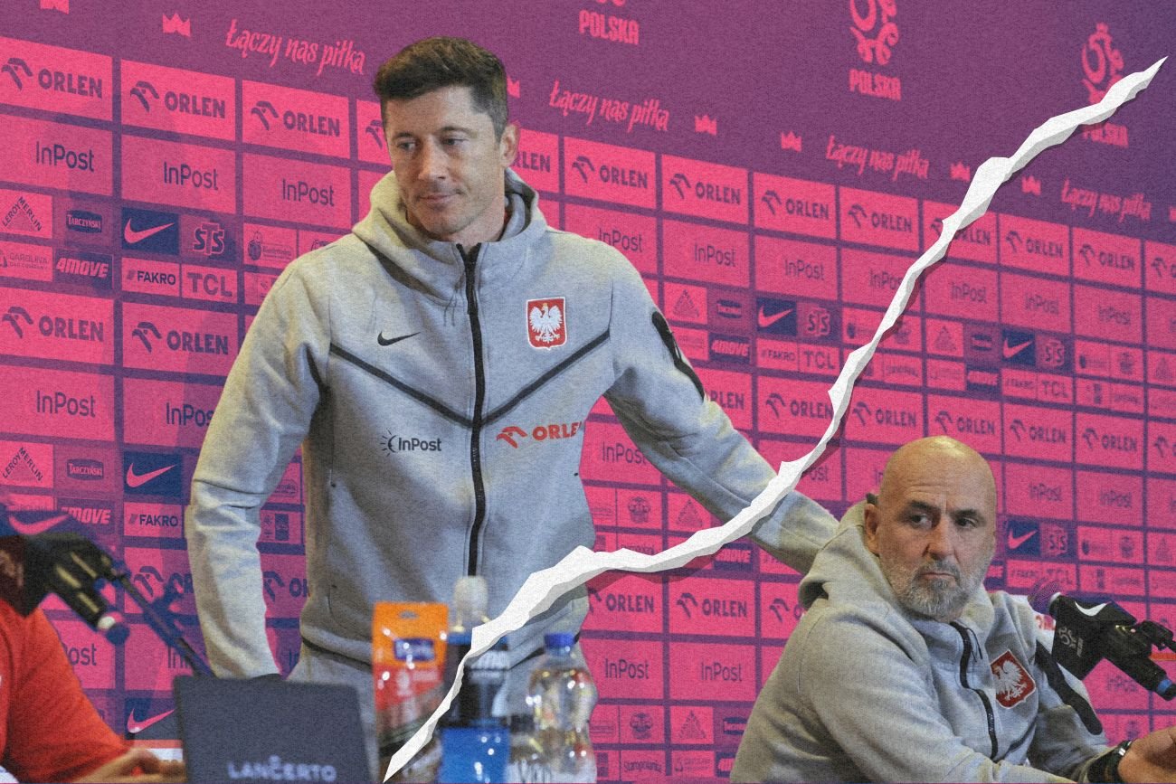 Rozdarcie między Lewandowskim a Probierzem.