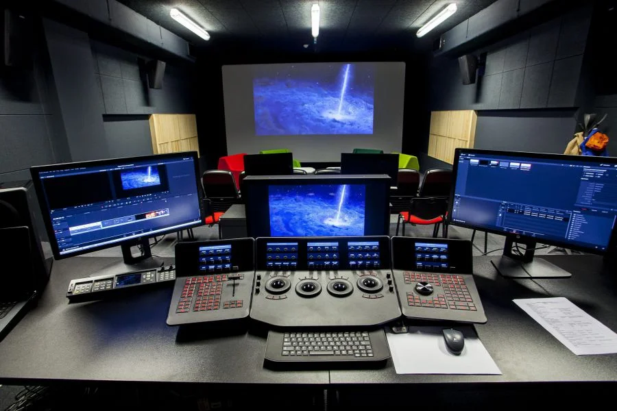 Krakowski Park Technologiczny, wnętrze Krakowskiego Klastra Filmowego.
