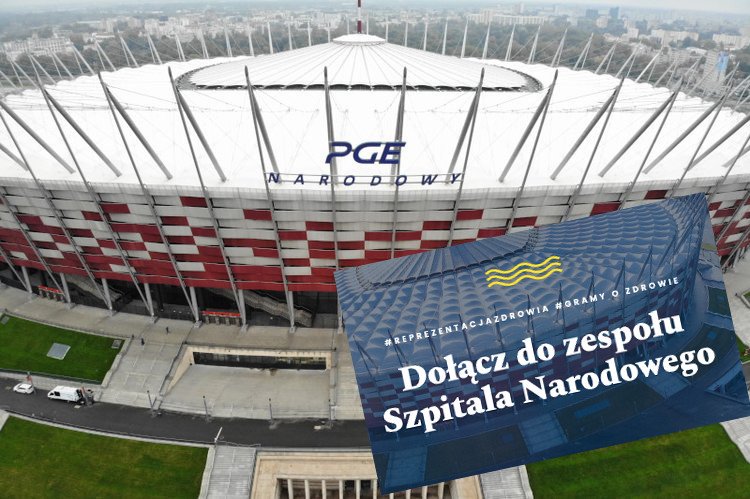 Praca w szpitalu na Stadionie Narodowym – warunki i absurdalna rekrutacja