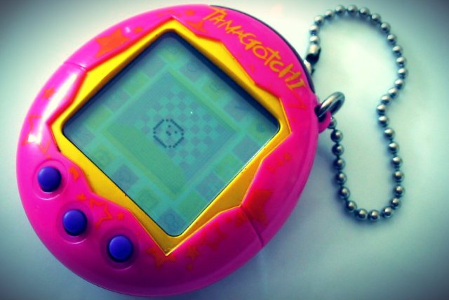 Słynna japońska zabawka Tamagotchi.