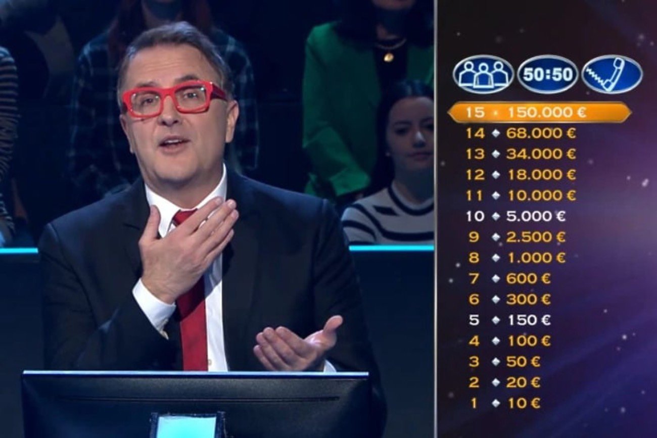 Chorwaccy "Milionerzy" już tylko z nazwy. W programie można wygrać "jedynie" 150 tys. euro