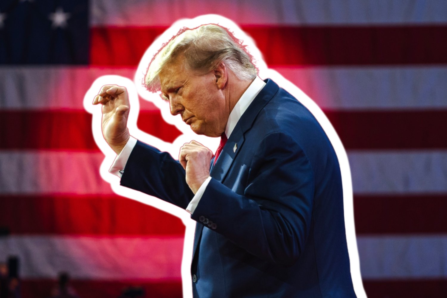 Tańczący Donald Trump